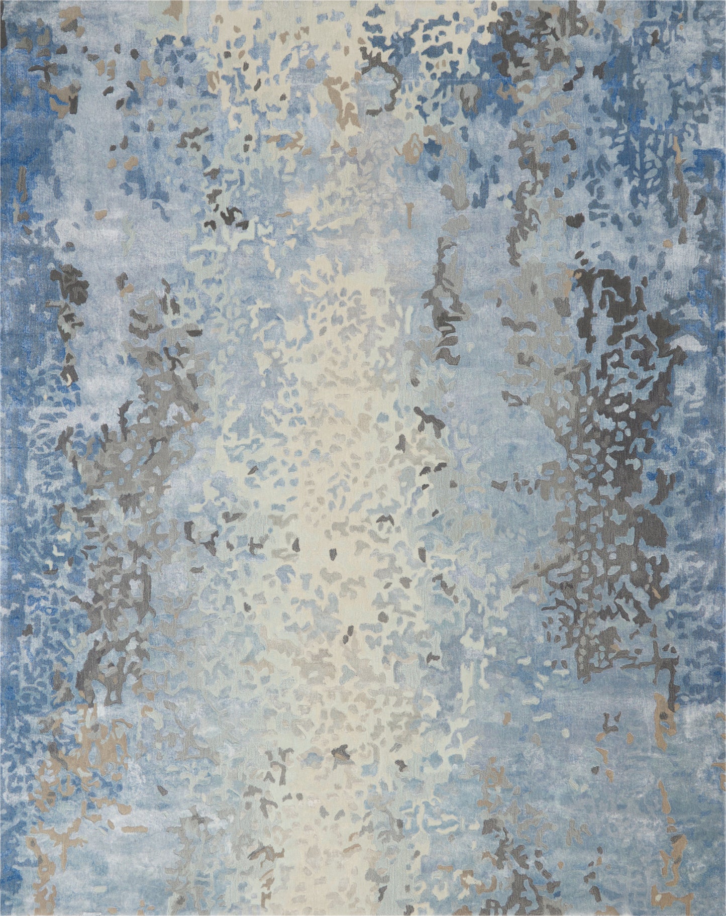 Nourison Home Prismatic PRS17 Denim Contemporary Hand Tufted Rug