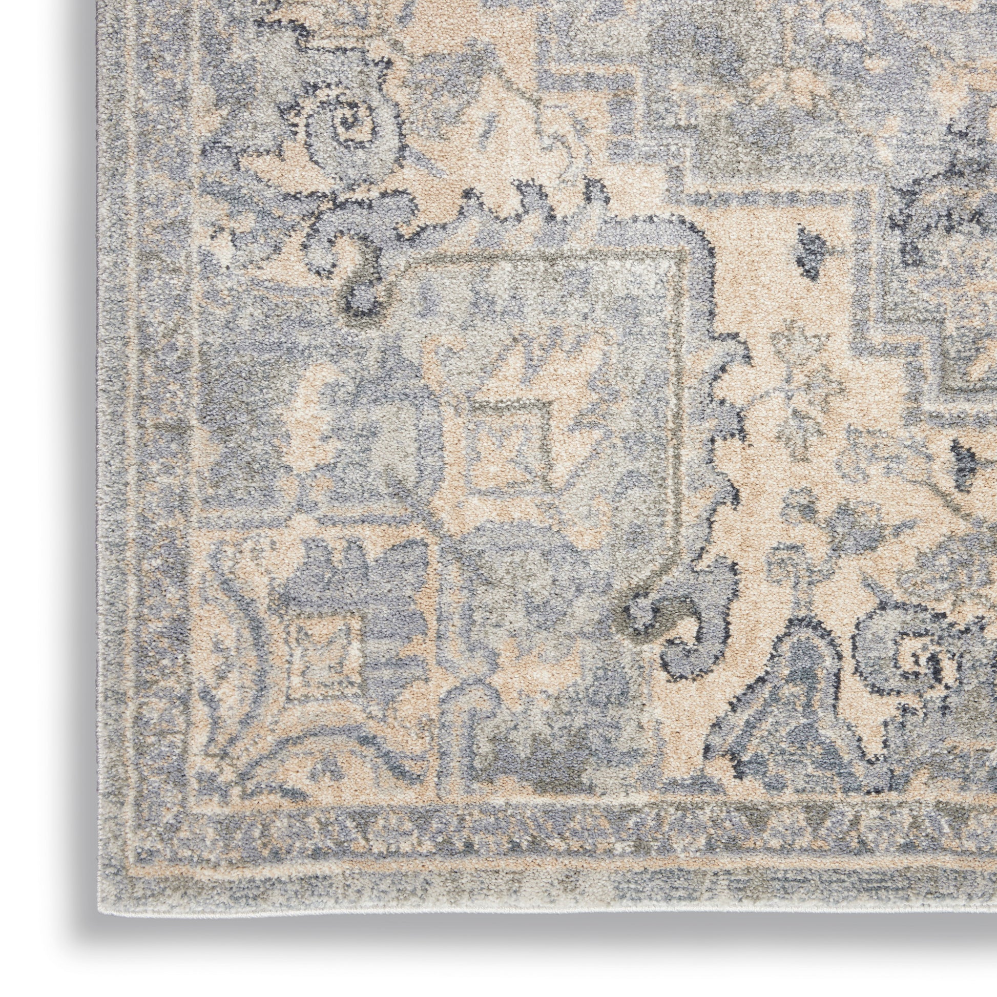 Nourison Home Moroccan Celebration  Silver  Traditional