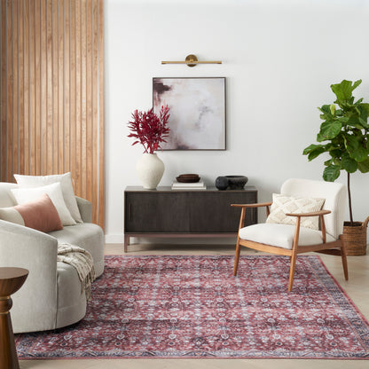 Nourison Home Grand Washables  Brick Ivory  Traditional