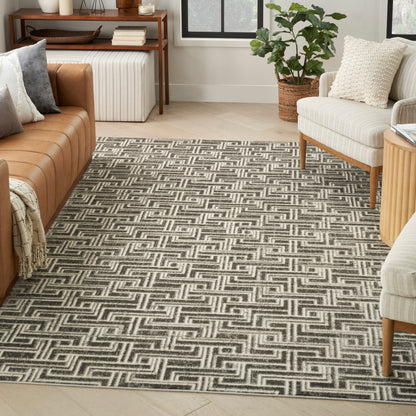 Nourison Home Serenity Home  Grey Ivory  Transitional