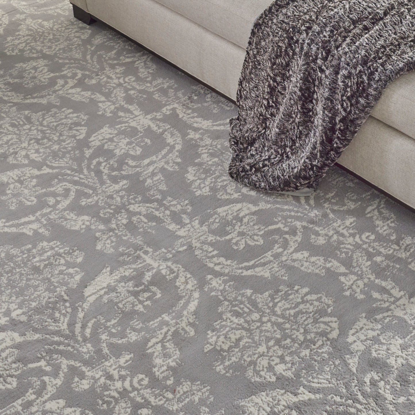 Nourison Home Jubilant  Grey  Transitional