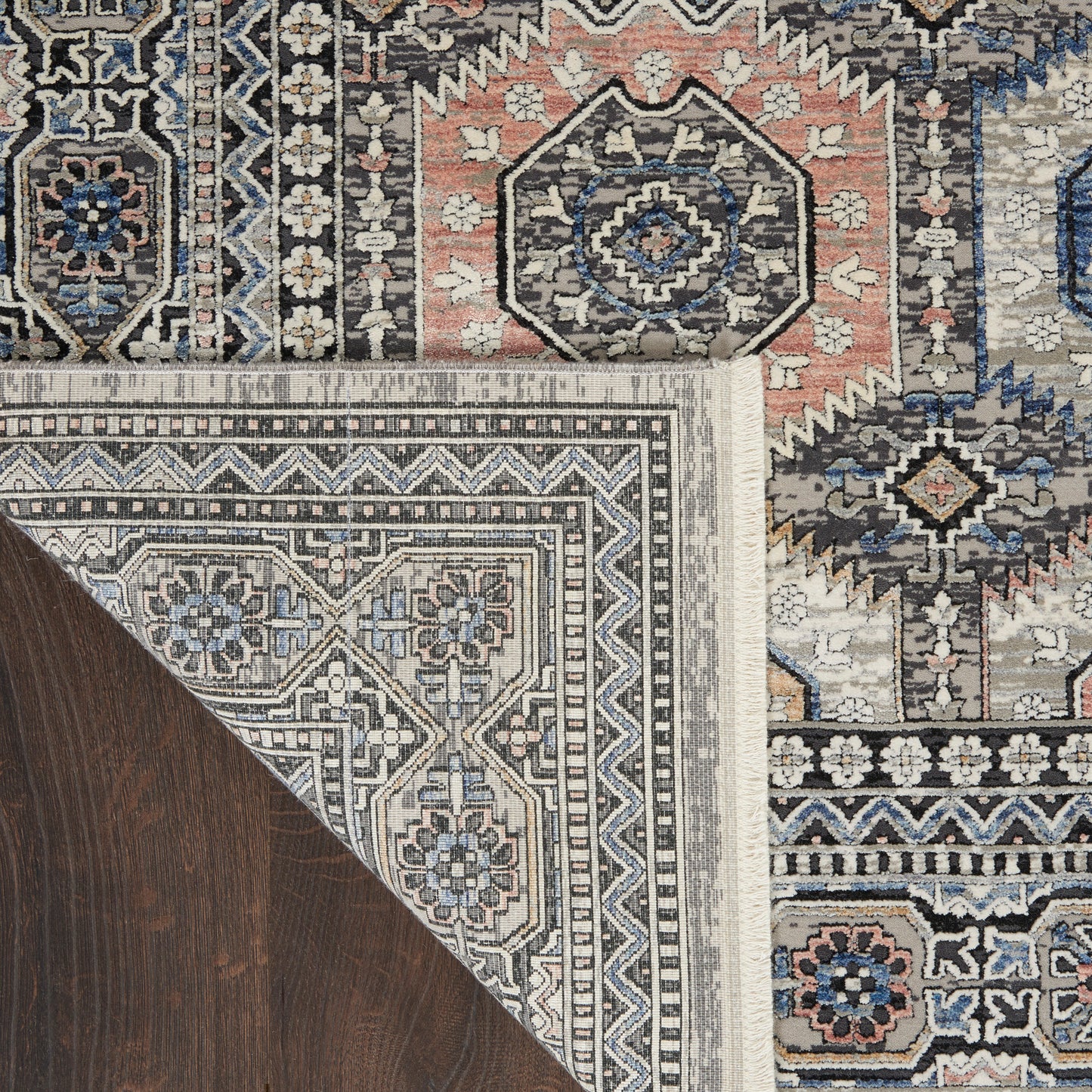 Nourison Home Starry Nights  Grey Navy  Traditional