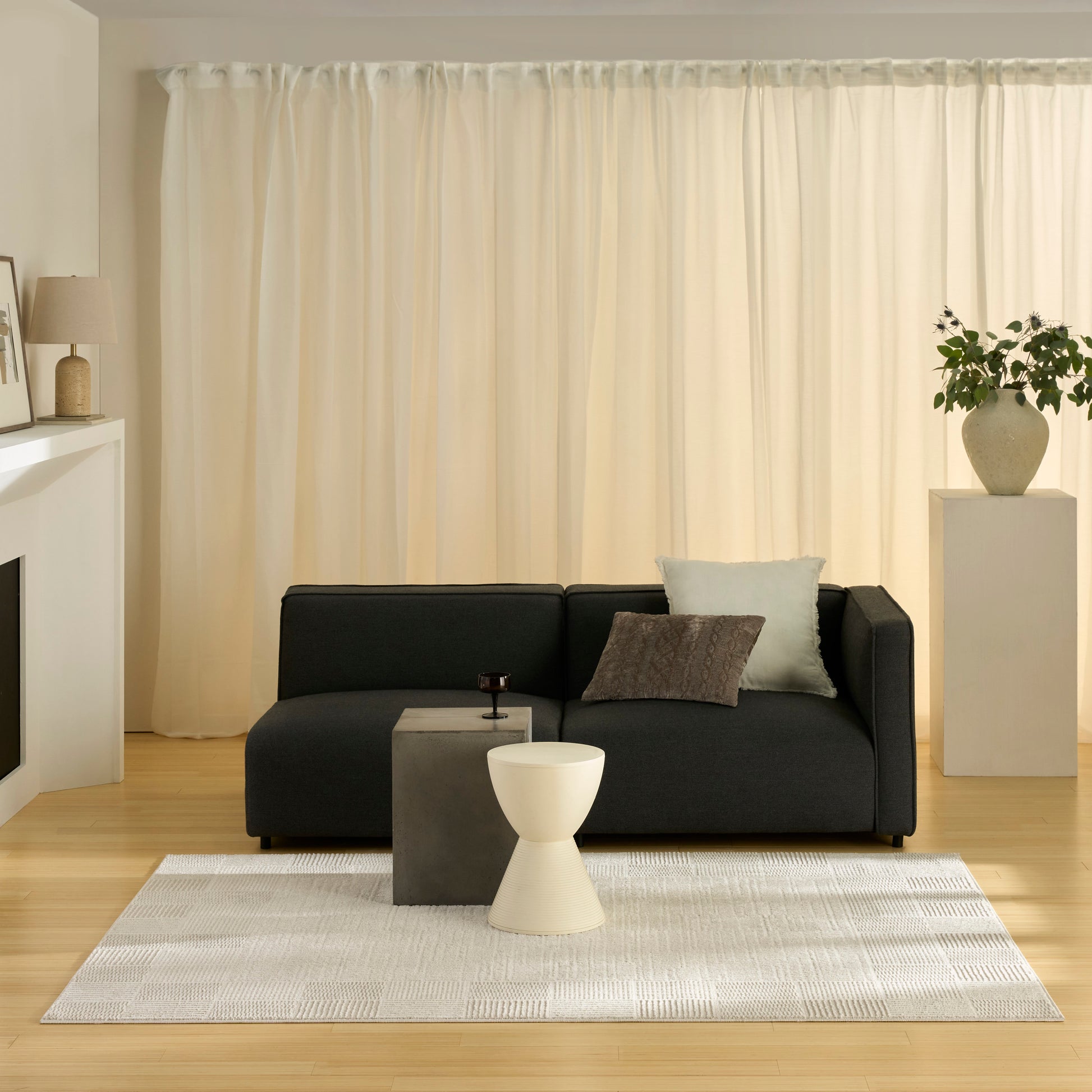 Nourison Home Nordic  Ivory Grey  Contemporary