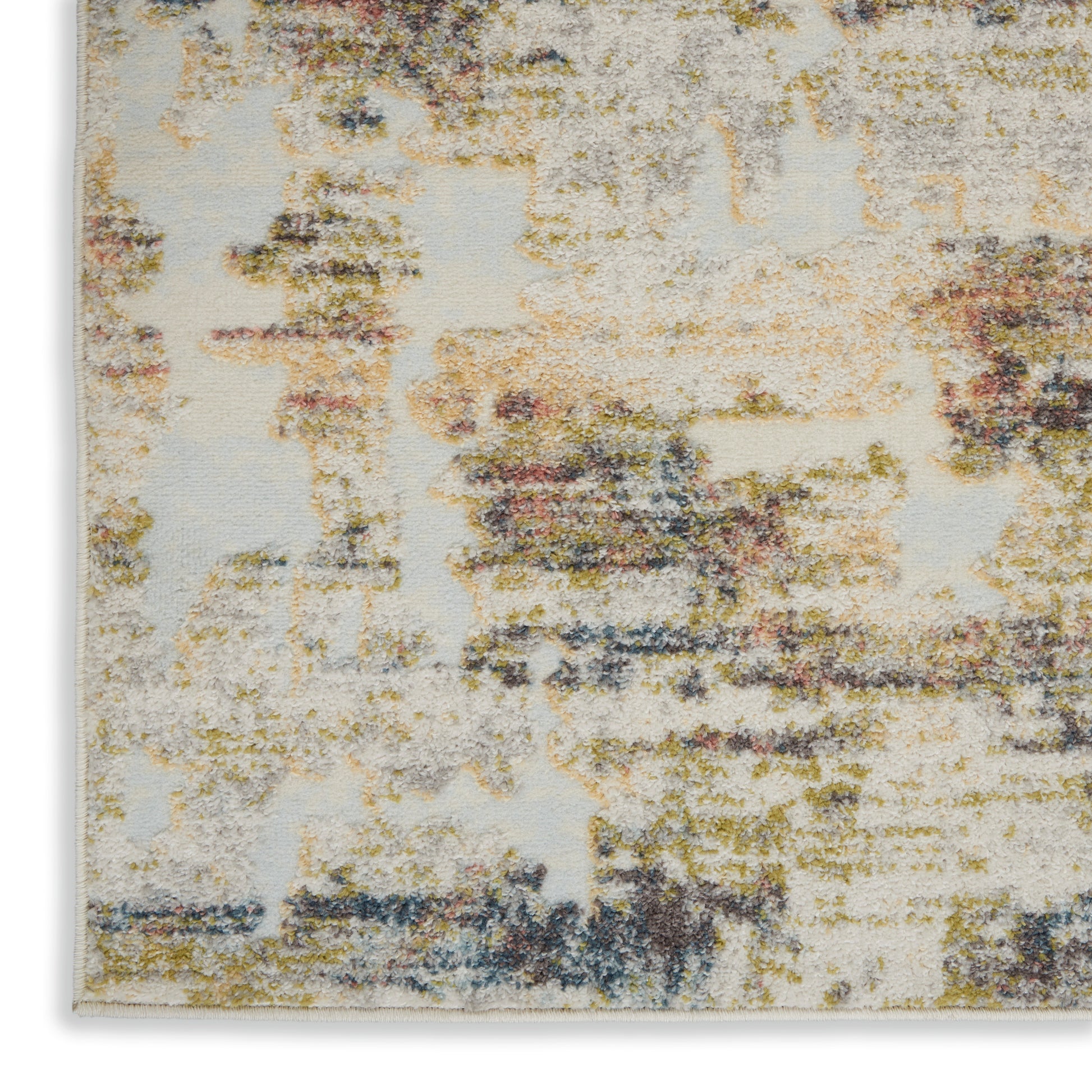Nourison Home Trance  Ivory Multicolor  Contemporary