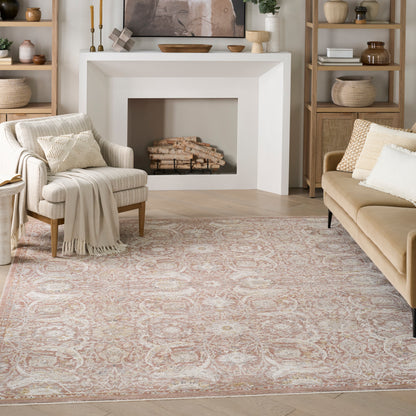 Nourison Home Antique Fusion  Brick  Traditional