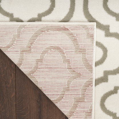 Nourison Home Jubilant  Ivory Green  Transitional