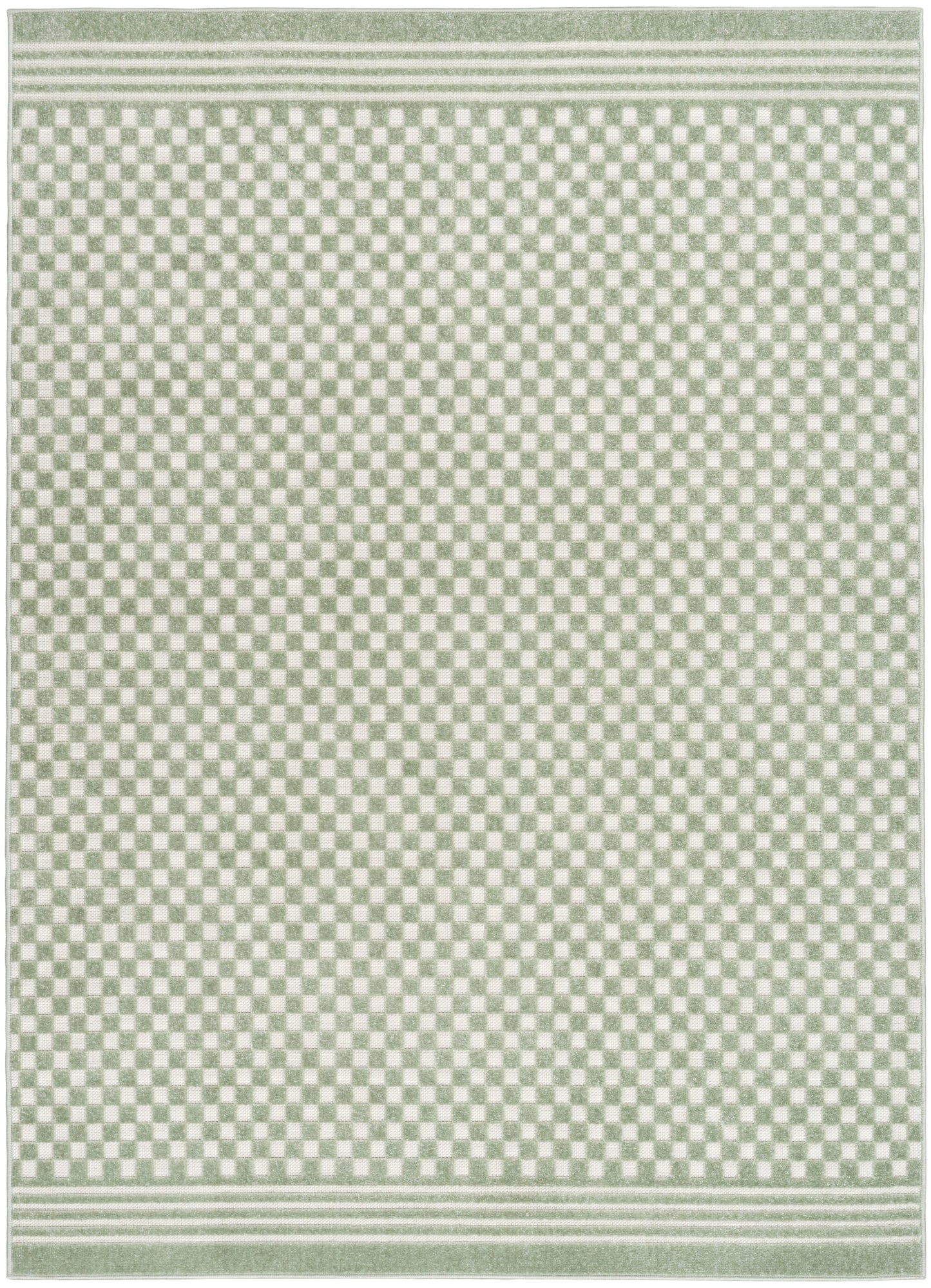 Nourison Home Care Free CAF02 Green Contemporary Loom-woven Rug