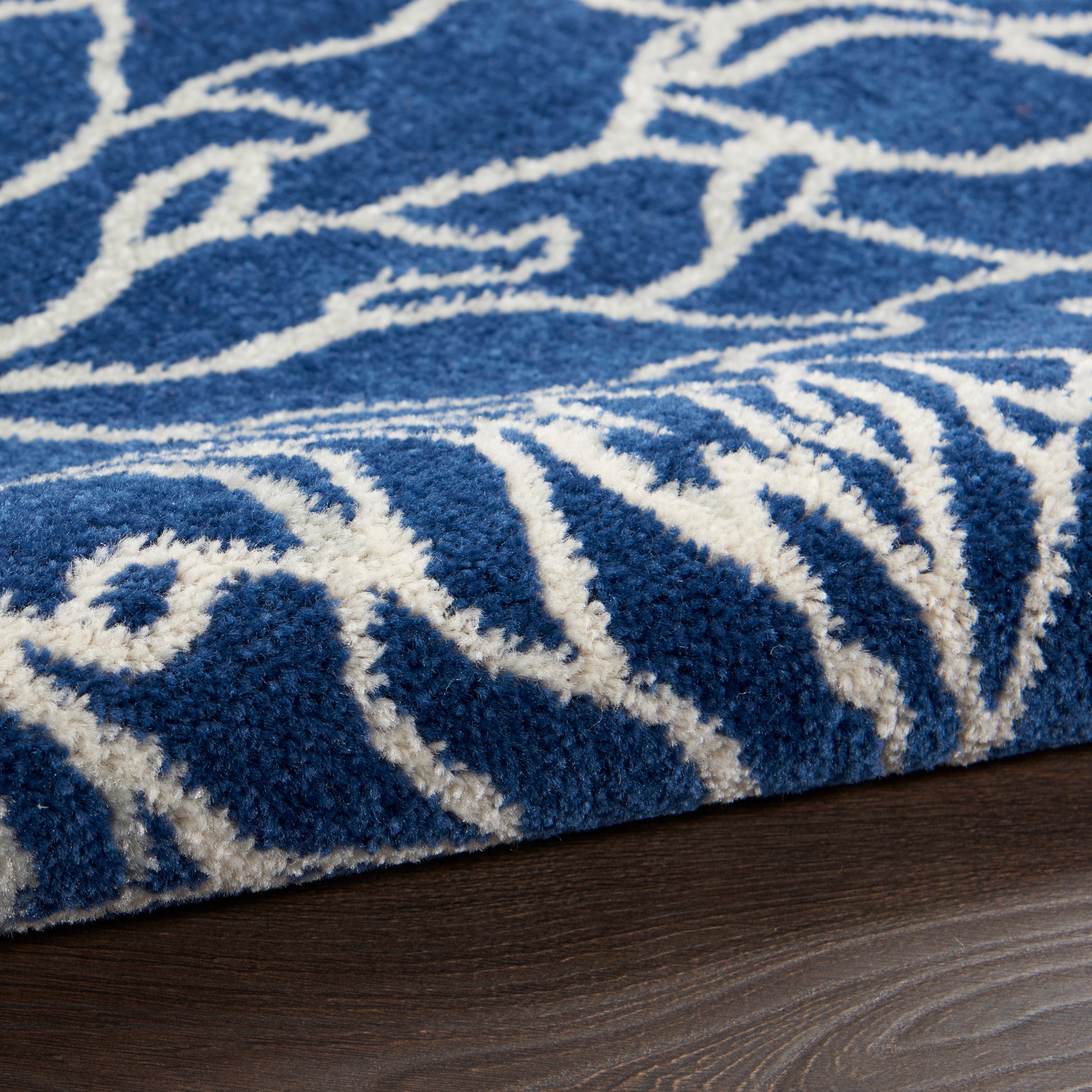 Nourison Home Passion  Navy Ivory  Contemporary