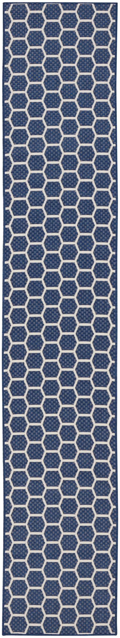 Nourison Home Twist Reversible TWS01 Navy Contemporary Loom-woven Rug