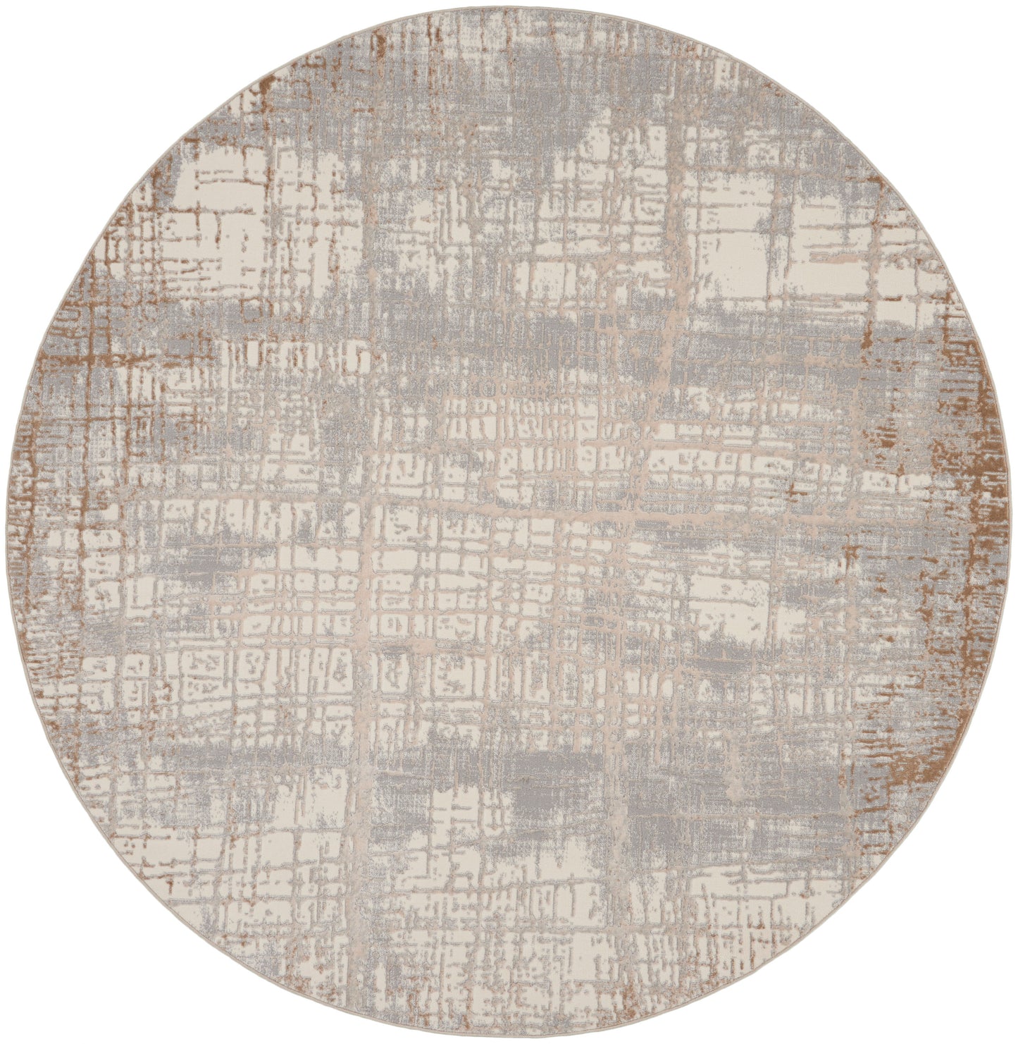 Calvin Klein CK950 Rush CK950 Ivory Taupe Contemporary Power-loomed Rug