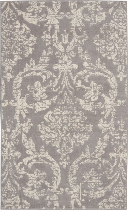 Nourison Home Jubilant JUB09 Grey Transitional Power-loomed Rug