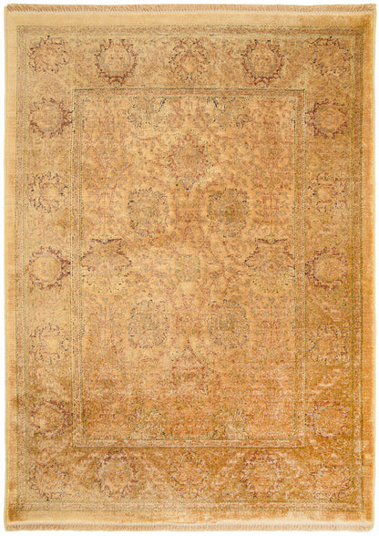 Nourison Home Luxurious LRS02 Gold Traditional Loom-woven Rug