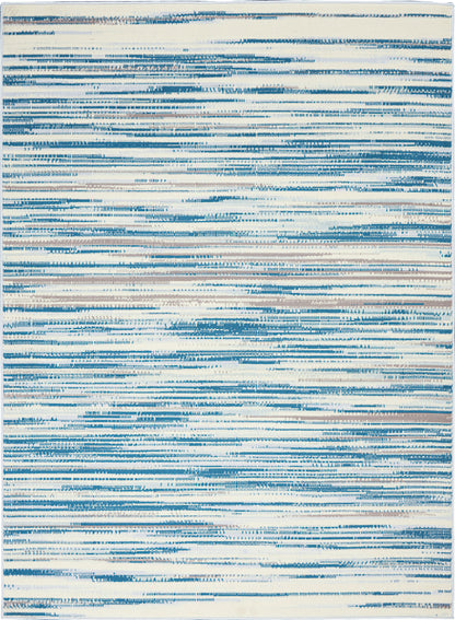 Nourison Home Jubilant JUB04 Blue Contemporary Power-loomed Rug