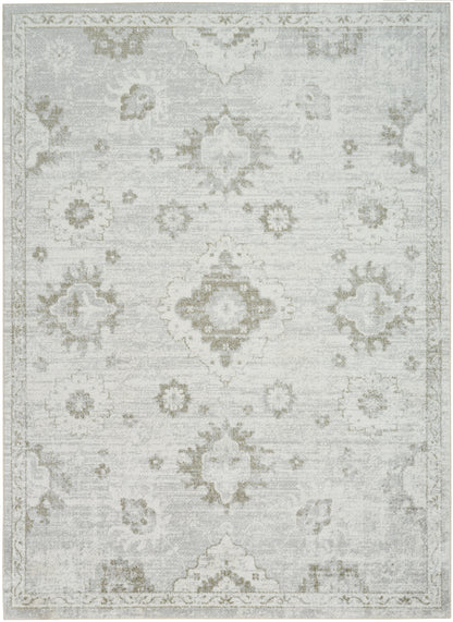 Nourison Home Astra Machine Washable ASW19 Ivory Traditional Power-loomed Rug