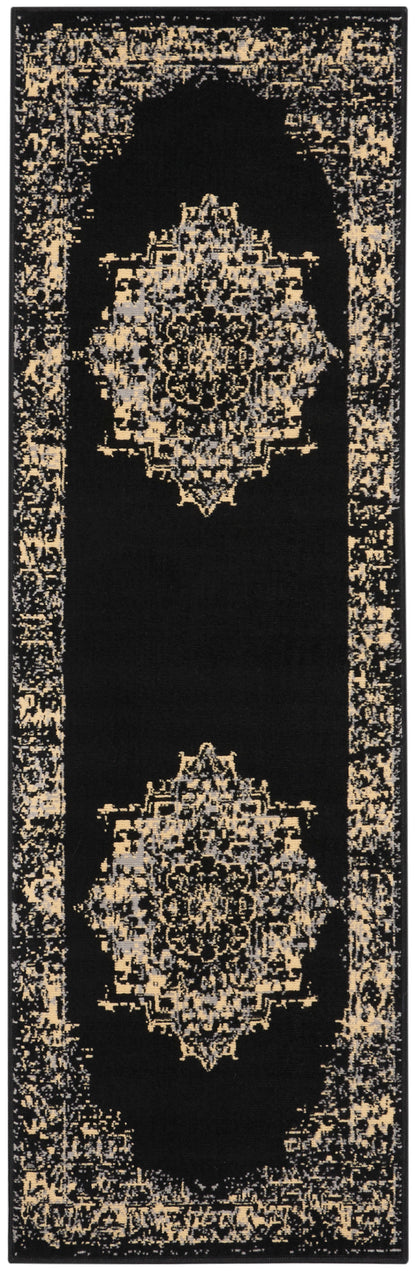 Nourison Home Grafix GRF14 Black Transitional Power-loomed Rug
