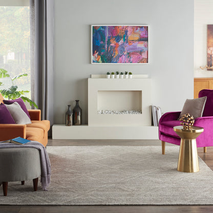 Nourison Home Venosa  Grey Ivory  Contemporary