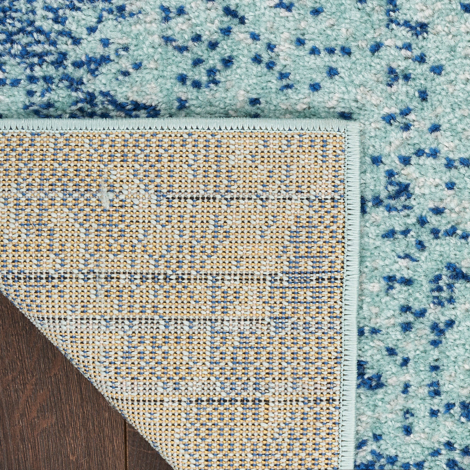 Nourison Home Passion  Blue Multicolor  Contemporary