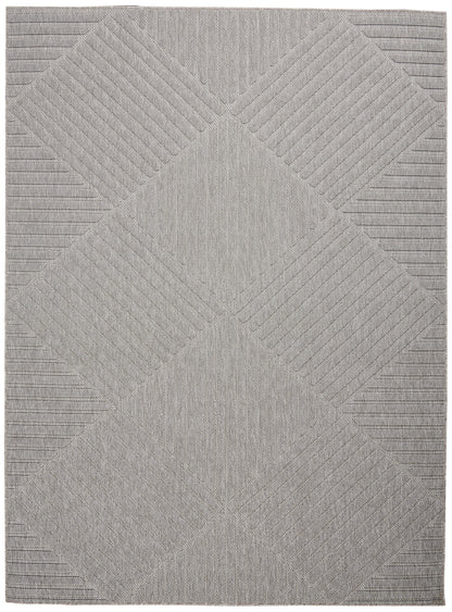 Nourison Home Cozumel CZM05 Light Grey Contemporary Power-loomed Rug