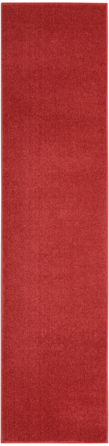 Nourison Home Nourison Essentials NRE01 Brick Red Contemporary Power-loomed Rug