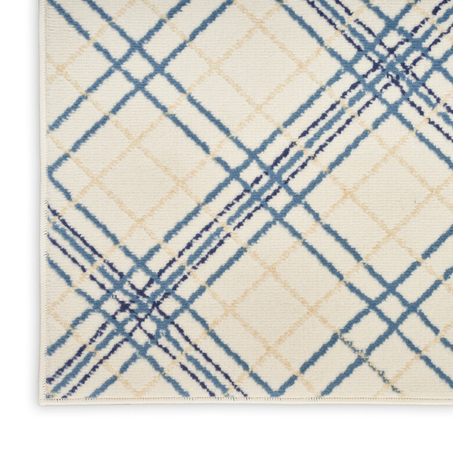 Nourison Home Jubilant  Ivory Navy  Contemporary