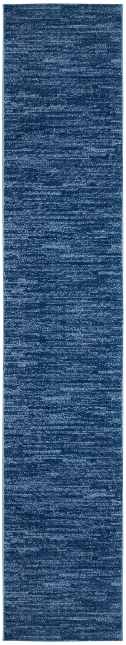 Nourison Home Nourison Essentials NRE01 Navy Blue Contemporary Power-loomed Rug