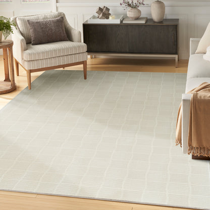 Nourison Home Eco Cycle  Ivory  Contemporary