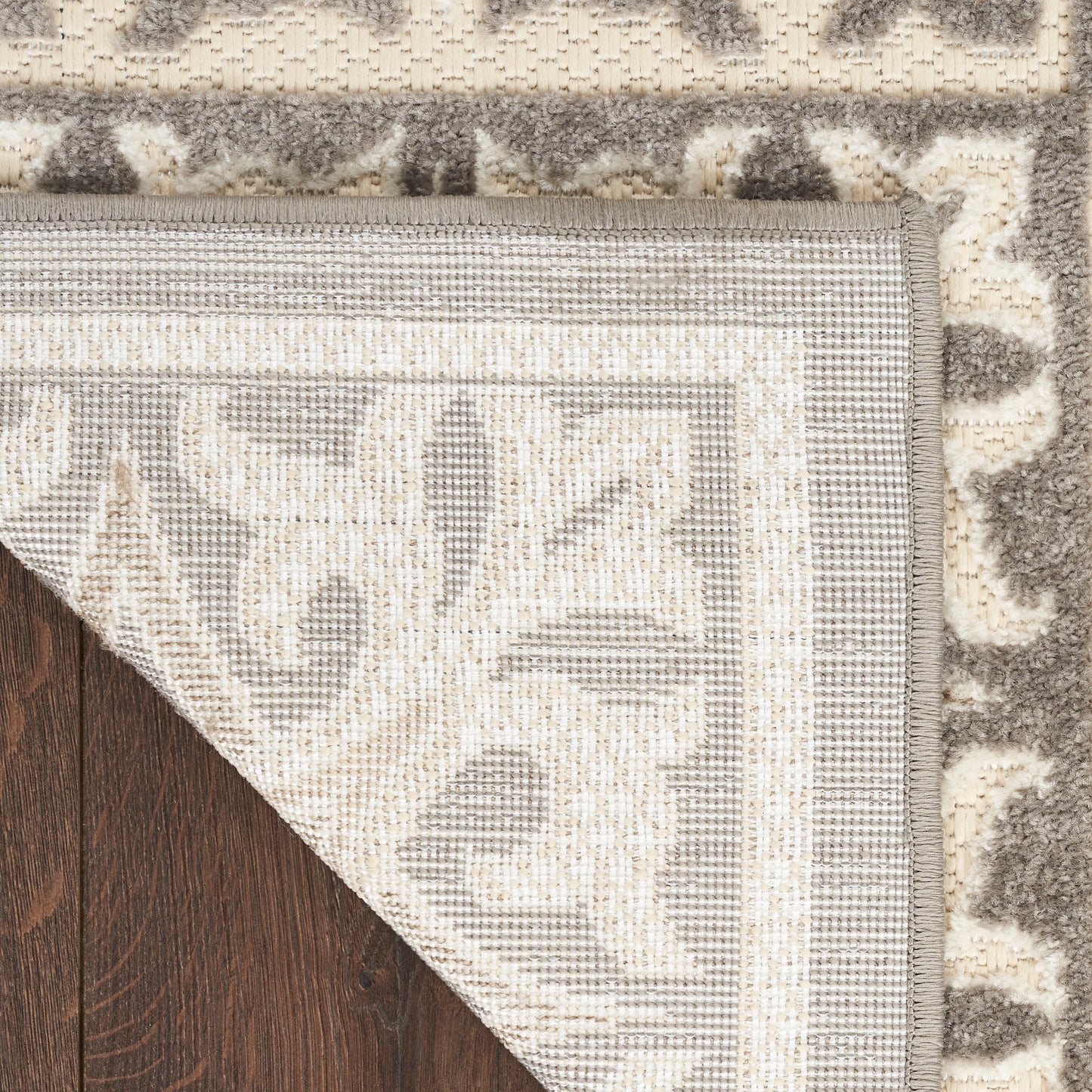 Nourison Home Aloha  Ivory Grey  Contemporary