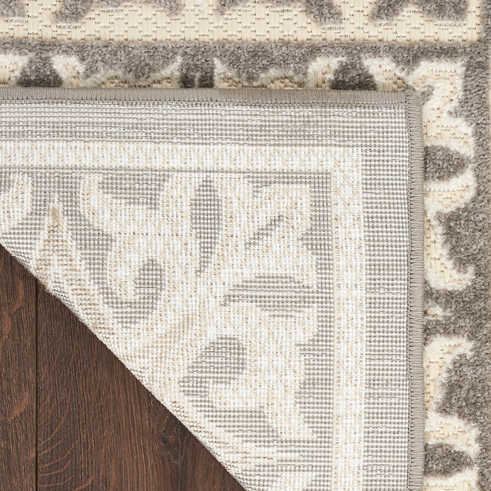Nourison Home Aloha  Ivory Grey  Contemporary