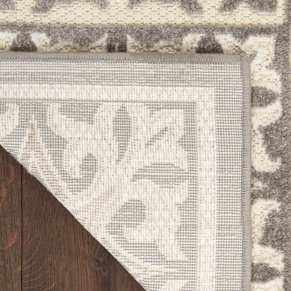 Nourison Home Aloha  Ivory Grey  Contemporary