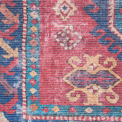 Nourison Home New Concept Washables  Red Navy  Traditional