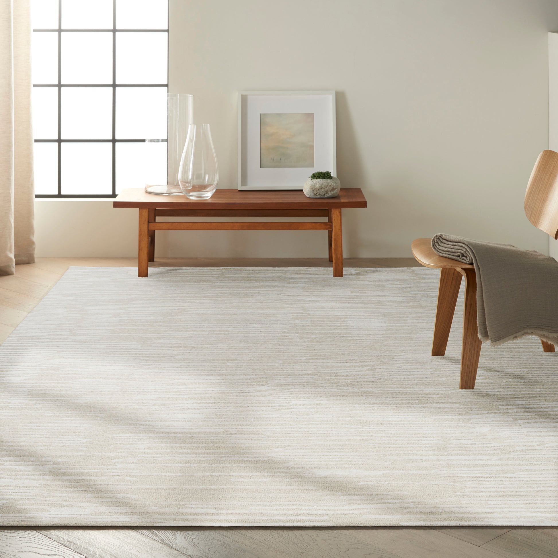 Calvin Klein CK010 Linear  Ivory  Contemporary