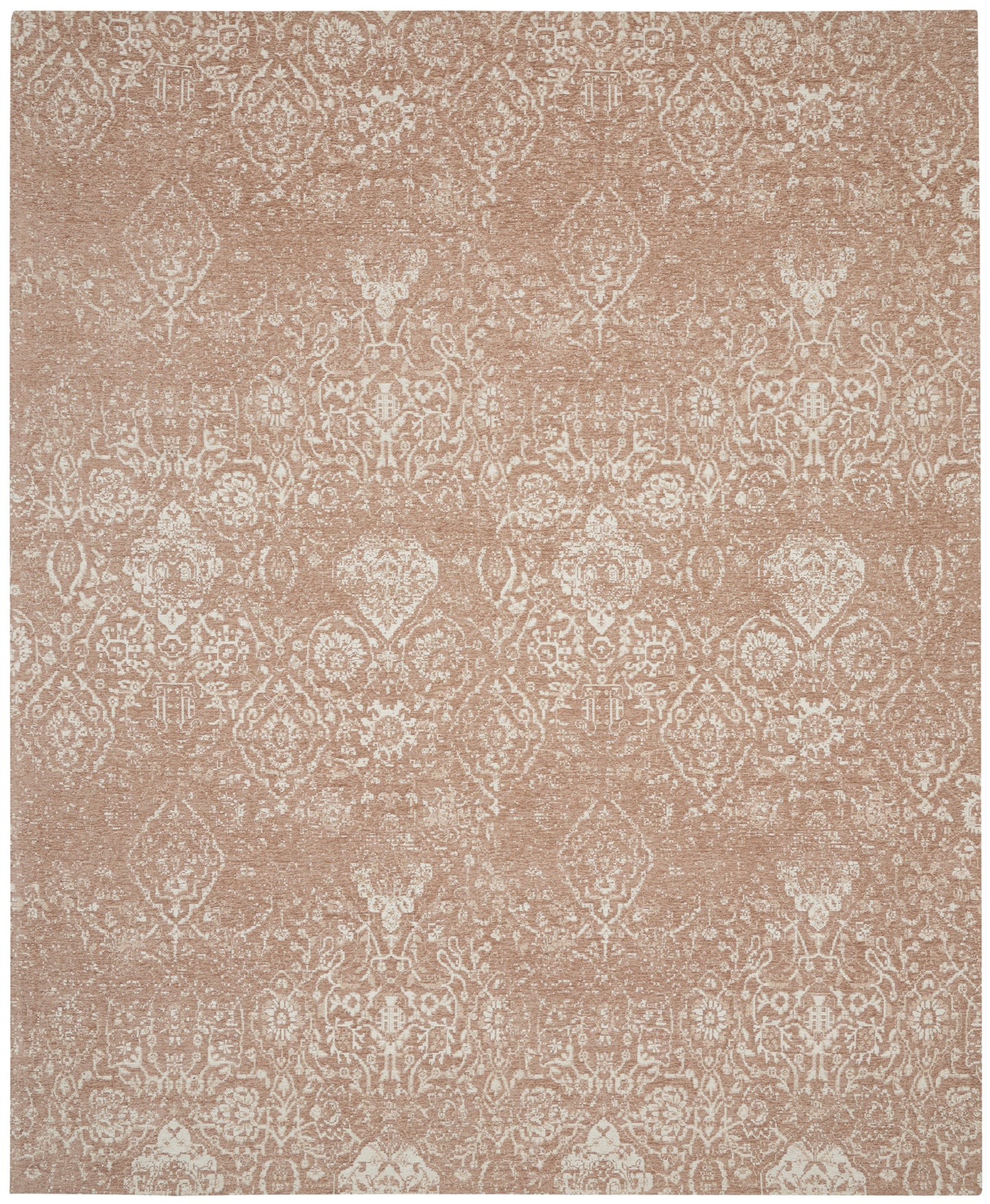 Nourison Home Damask  Beige Ivory  Transitional