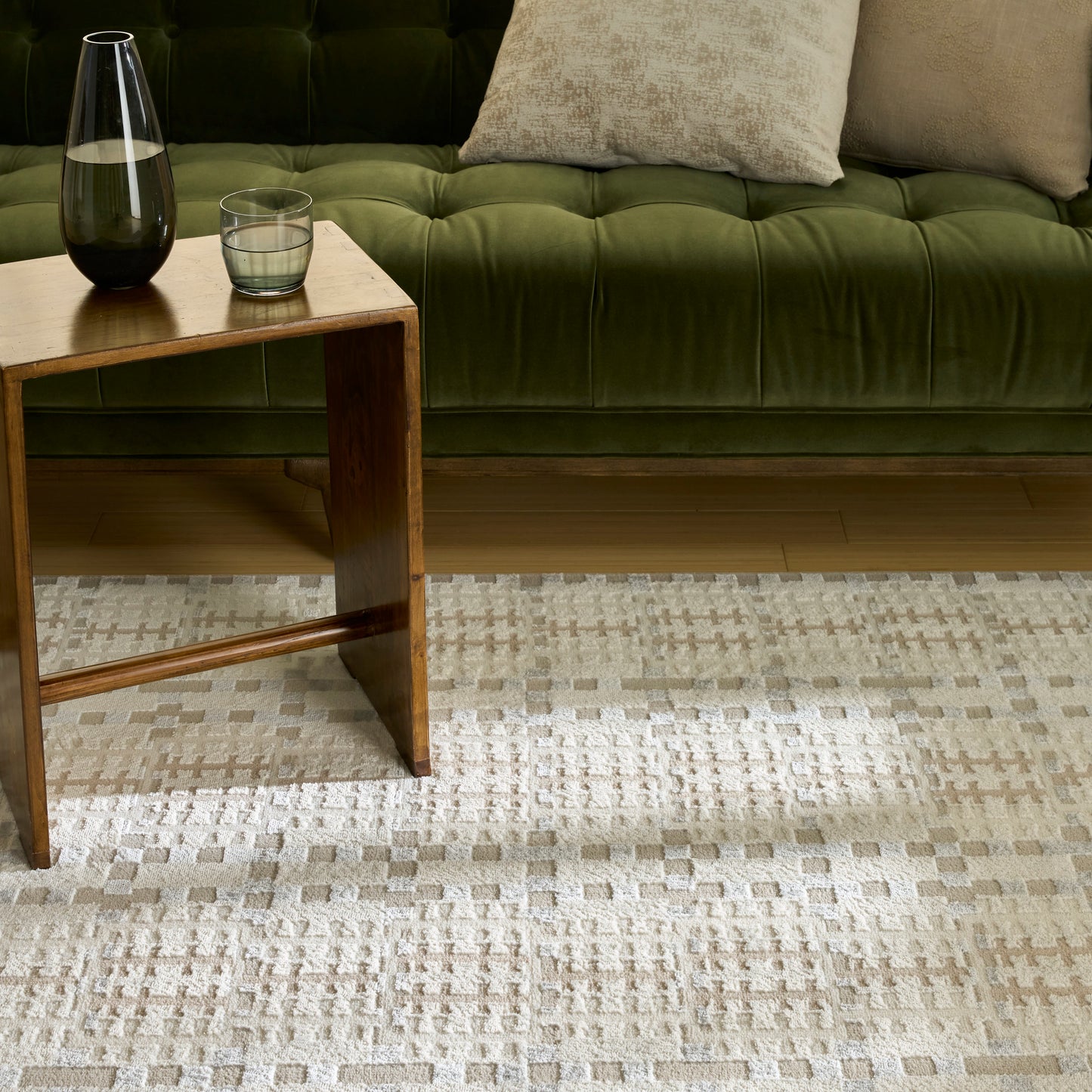 Nourison Home Nordic  Ivory Multicolor  Contemporary