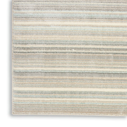 Nourison Home Marmara  Grey Ivory Teal  Contemporary