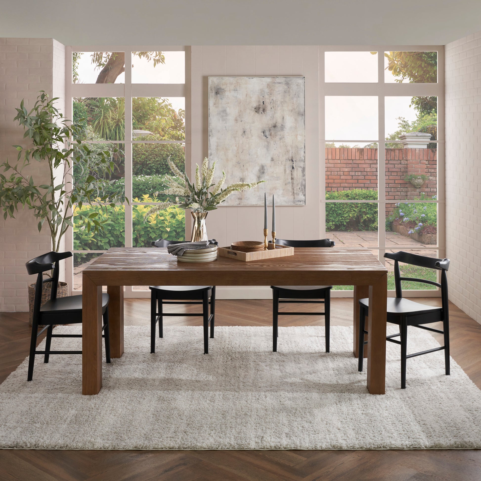 Nourison Home Modern Shag  Ivory Beige  Contemporary