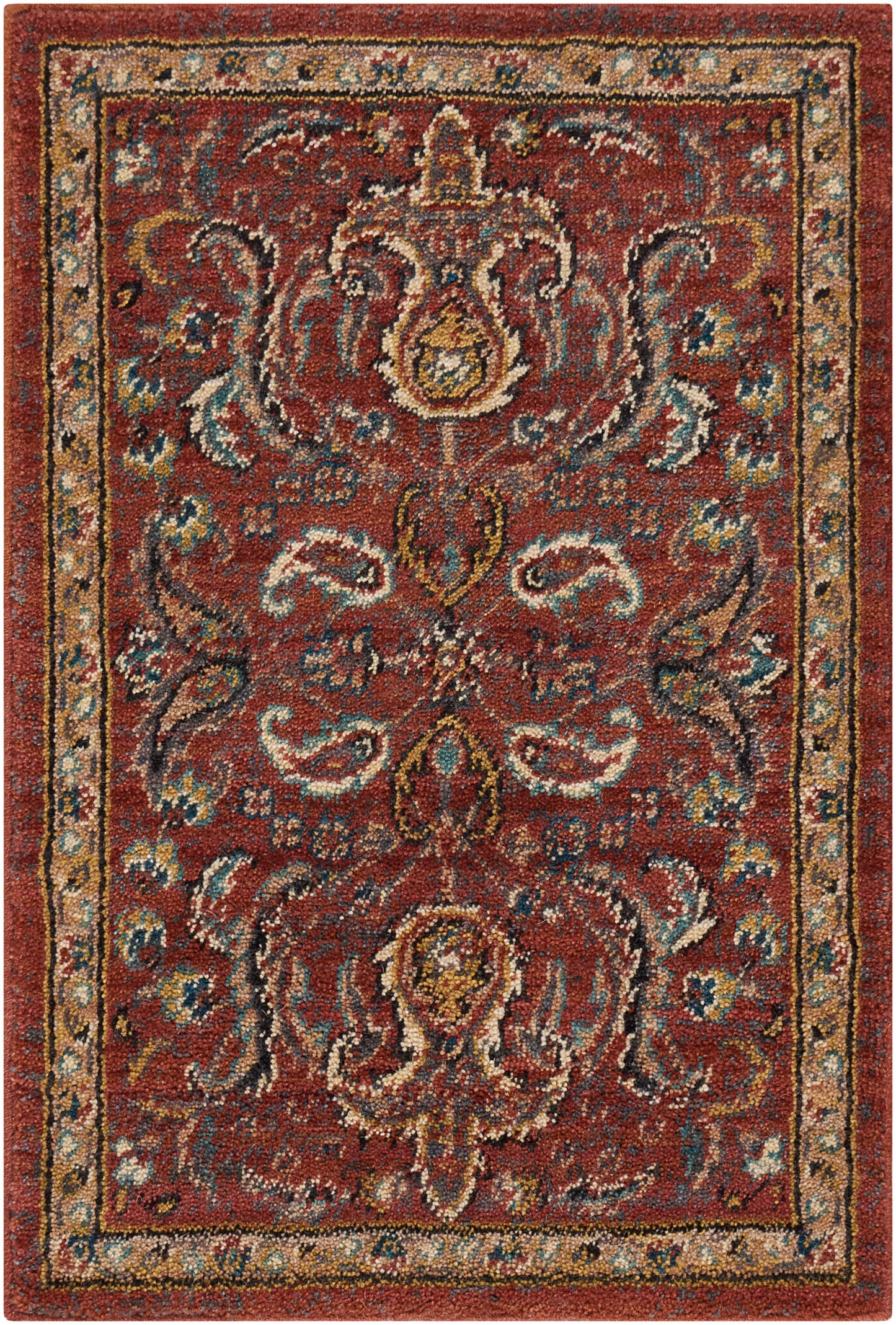 Nourison Home Nourison 2020 NR204 Brick Traditional Loomed Rug