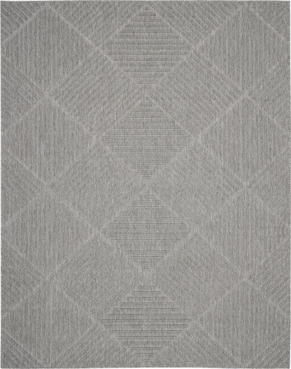 Nourison Home Cozumel CZM05 Light Grey Contemporary Power-loomed Rug