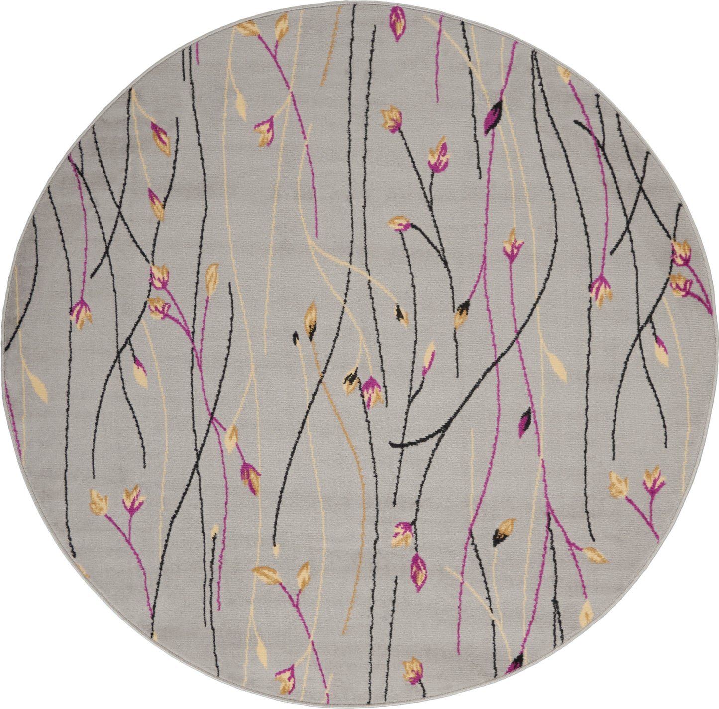 Nourison Home Grafix GRF15 Grey Contemporary Power-loomed Rug