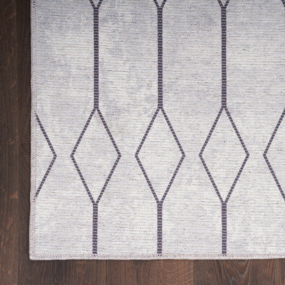 Nourison Home New Concept Washables  Ivory Grey  Contemporary
