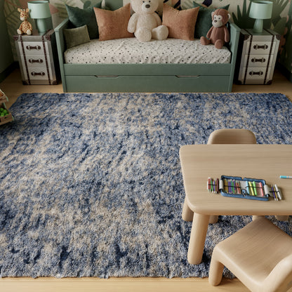 Nourison Home Dreamy Shag  Light Blue  Contemporary