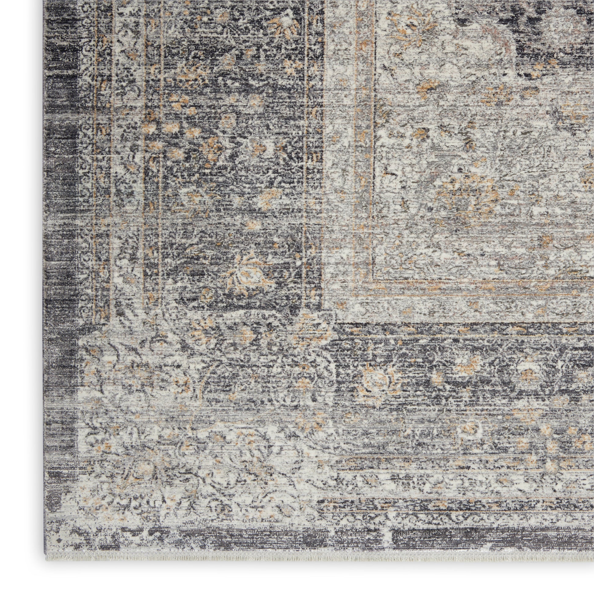 Nourison Home Starry Nights  Charcoal Crème  Traditional