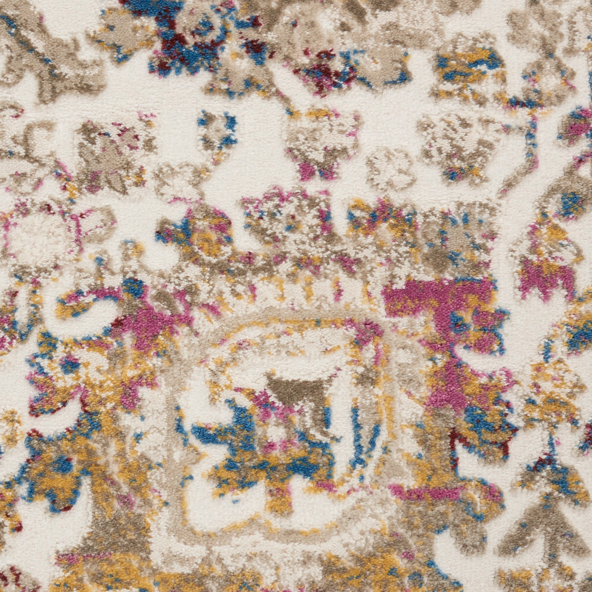 Nourison Home Melody  Ivory Multicolor  Traditional
