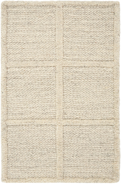 DKNY Pure Framework FRA01 Ivory Contemporary Hand Tufted Rug