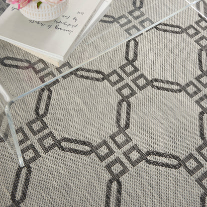 Nourison Home Country Side  Ivory Charcoal  Transitional