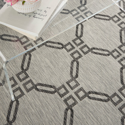 Nourison Home Country Side  Ivory Charcoal  Transitional