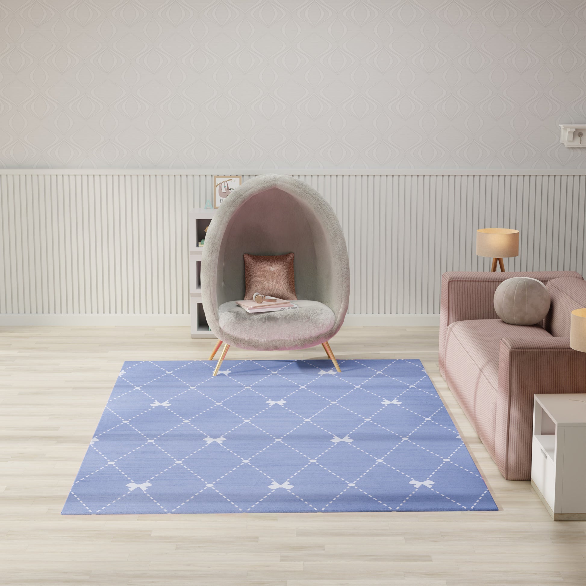 Nourison Home Imagination  Blue  Contemporary