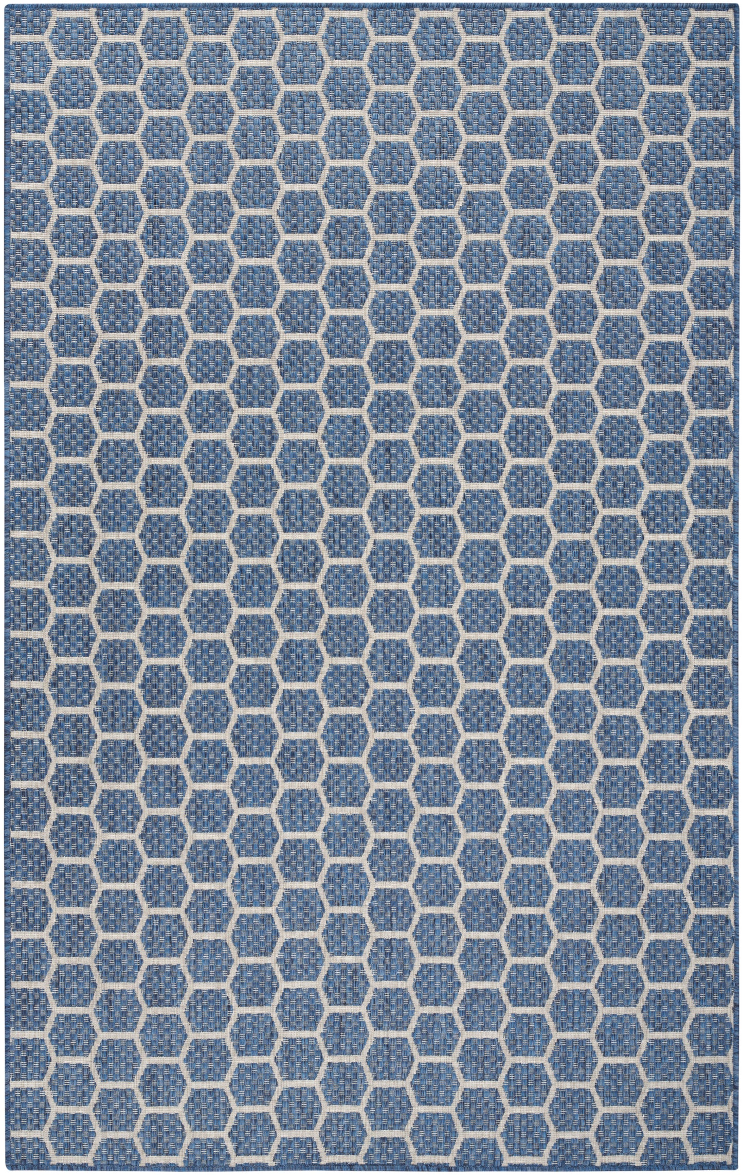 Nourison Home Twist Reversible TWS01 Blue Contemporary Loom-woven Rug