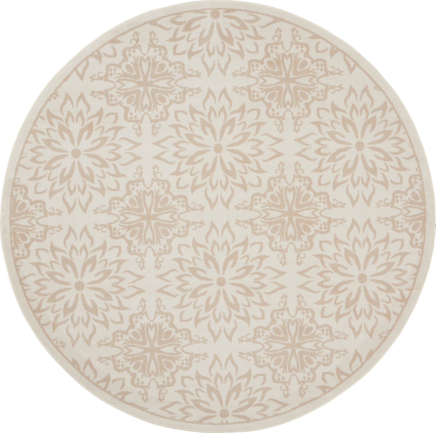 Nourison Home Jubilant JUB06 Ivory Beige Transitional Power-loomed Rug