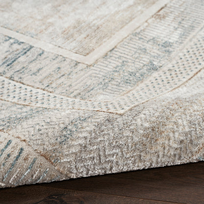 Nourison Home Glitz  Ivory Multicolor  Contemporary