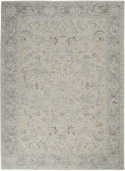 Nourison Home Infinite IFT01 Light Grey Traditional Power-loomed Rug